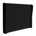 Ver imagem 4 de Cabeceira de Cama Box Diamond Infantil Solteiro 90cm Estofada Boucle Preto