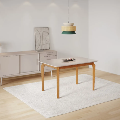 Mesa de Jantar Alegra Jcm Movelaria Cinamomo/off 1,80m