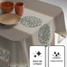 Toalha Mesa Plástica Térmica Grega 4 Lugares Redonda - 3