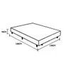Ver imagem 5 de Base Cama Box Casal 1,38 x 1,88 x 0,28 Suede Amassado Lobbox - Cinza