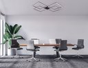 Ver imagem 3 de Plafon de Sobrepor Perfil Led 96w Design Moderno Quarto Sala Escritorio Bivolt:preto - Luz Branca Fr