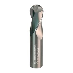 Fresa de Topo Metal Duro Haste Cilíndrica 10x25x66x10 - 1460 - 1