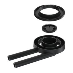 Queimador Duplo Completo Fogão Industrial Ferro N02 17,4cm - 1