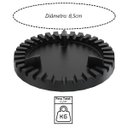 Ver imagem 4 de Queimador Duplo Completo Fogão Industrial Ferro N02 17,4cm