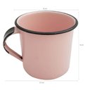 Ver imagem 3 de Jogo 6 Xícaras Café Caneca Esmaltada 400ml Caneca de Agata Rosa