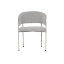 Ver imagem 5 de Kit 2 Cadeiras para Sala de Jantar Estofadas Bouclé Bari