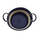 Ver imagem 2 de Cesto de Fibra Natural Oval com Alça de Couro Etnias - Jolitex