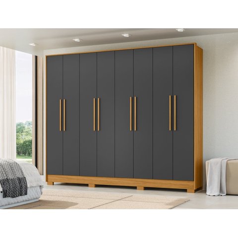 Guarda Roupa Casal Grande Amplo 233cm para Dormitorio Premium