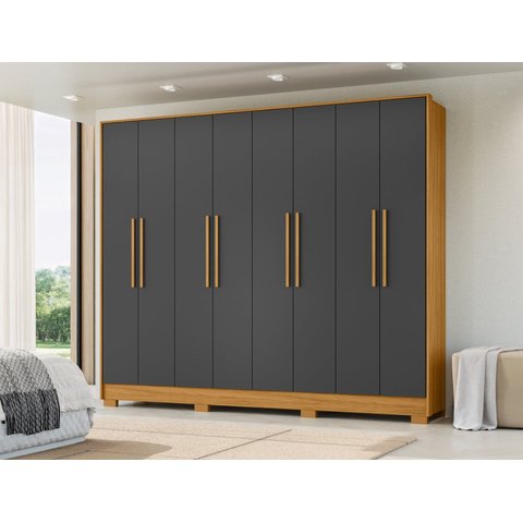 Guarda Roupa Casal Grande Amplo 233cm para Dormitorio Premium