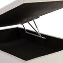 Ver imagem 3 de CamaBox Baú Casal SP Móveis Sintético Bege - 45x138x188