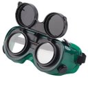 Ver imagem 3 de Oculos de Solda Dupla Lente Epi Mascara Articulavel Proteçao Soldador Serralheiro Resistente Seguran