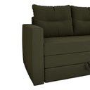 Ver imagem 7 de Sofá Cama 2 Lugares Casal 1,50 Mts Veludo Luma Matrix