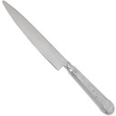 Ver imagem 1 de Jogo 24 Facas de Jantar Prateada Aço Inox Churrasco 24cm Serrilhada Luxo