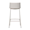 Ver imagem 5 de Kit 2 Banquetas Ipanema Alta Fratini 96 Cm (altura) em Polipropileno Base em Aço Nude