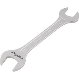 Chave fixa 25x28mm cromo vanádio fosco cartela - Vonder - 1
