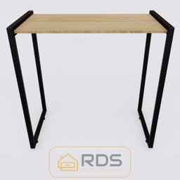 Mesa Buffet Balcão Aparador Bella com Pés Preto 90x45x90:freijó - 1 Mesa Buffet Balcão Aparador Bella com Pés Preto 90x45x90:freijó - 1