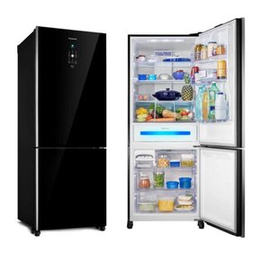 Geladeira Nr-bb71gvfbb 480L 2 Portas Frost Free Bottom Freezer Panasonic Preto 220v