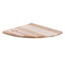 Ver imagem 1 de Prateleira de Canto de Madeira Maciça Natural