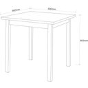 Ver imagem 3 de Mesa de Jantar Ravilar Base Madeira Maciça com 2 Cadeiras
