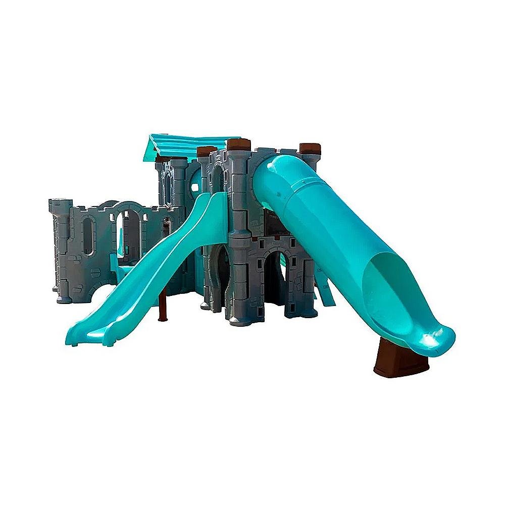 Playground Infantil Castelo Spring Freso 1 Escorregador Tubo ...