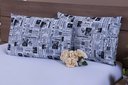 Ver imagem 1 de Jogo Lençol Casal 3 Pc (1,88m x 1,38m x 40cm alt) Percal 150 Fios 100% Algodão Estampado