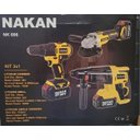 Ver mais imagens de Furadeira Martelete Esmerilhadeira Parafusadeira 36v Nakan