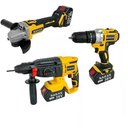 Ver imagem 1 de Furadeira Martelete Esmerilhadeira Parafusadeira 36v Nakan