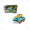 Brinquedo Carro Dinossauro Controle Remoto Com Luz Off Road Carrinho Infantil:Stegosaurus Verde - 2