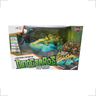 Brinquedo Carro Dinossauro Controle Remoto Com Luz Off Road Carrinho Infantil:Stegosaurus Verde - 3