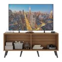 Ver imagem 2 de Rack Retrô para Tv até 50 Polegadas com 4 Portas Multimóveis Mp1071 Rustic/preto