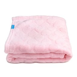 Kit Cobertor com Naninha Coração Rosa - Clingo - 3