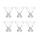 Ver imagem 1 de Conjunto 6 Copos em Vidro Base Cristal Prisma Transparente 270ml JL1026 Btc