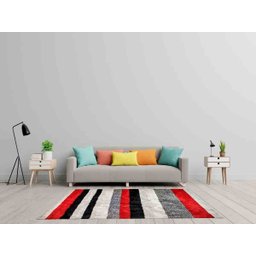 Tapete Para Quarto ,sala ,escritório 2,00 X 3,00 Pelo Macio.:Listrado Duo - 2 Tapete Para Quarto ,sala ,escritório 2,00 X 3,00 Pelo Macio.:Listrado Duo - 2