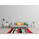 Ver imagem 3 de Tapete Para Quarto ,sala ,escritório 2,00 X 3,00 Pelo Macio.:Listrado Duo