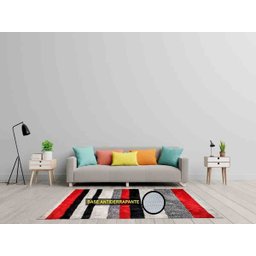 Tapete Para Quarto ,sala ,escritório 2,00 X 3,00 Pelo Macio.:Listrado Duo - 3 Tapete Para Quarto ,sala ,escritório 2,00 X 3,00 Pelo Macio.:Listrado Duo - 3