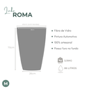 Ver imagem 3 de Vaso de Fibra de Vidro Roma m 70cm Brilhantes e Foscos Decorativo Bronze Fosco