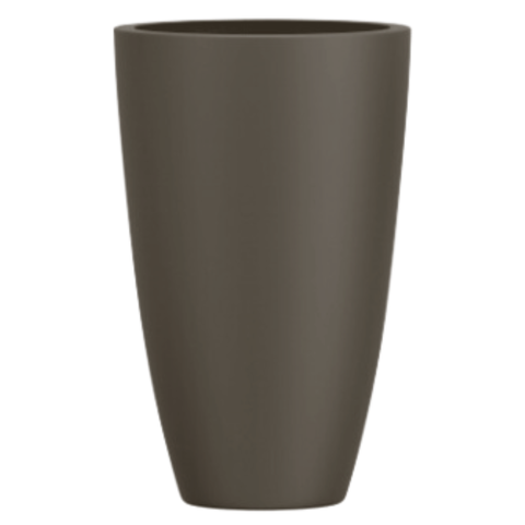 Vaso de Fibra de Vidro Roma m 70cm Brilhantes e Foscos Decorativo Bronze Fosco