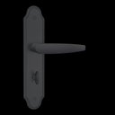 Ver imagem 2 de Fechadura Stam Esp. 823/33 Preto fosco 56442