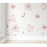 Papel de parede floral rosa menina para quarto de bebê M² PP78 - 2