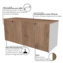 Ver imagem 3 de Armário Duplo Baixo para Escritório / Home Office