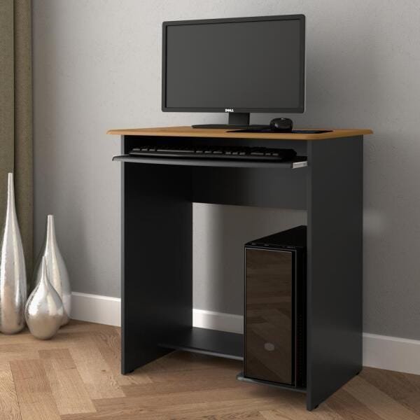 Mesa Escrivaninha / Mesa Computador Prática New Notebook com Suporte ...