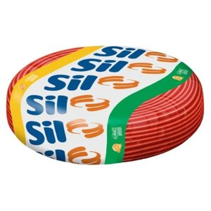 Cabo Fio Flexivel 2.5mm 50m Vermelho Sil Fios e Cabos