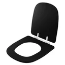 Ver imagem 2 de Assento Sanitario Poliester Ibiza Preto para vaso Incepa
