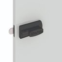 Ver imagem 3 de Armário Roupeiro Aço 20 Portas Academia Guarda Volume Trinco Preto