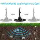 Ver imagem 4 de Detector de Metais Md-3028 Portátil Ferro Alumínio Ouro Bronze Prata Lorben