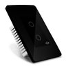 Interruptor Inteligente Touch Wifi De 2 Teclas 4X2 Preto - 1