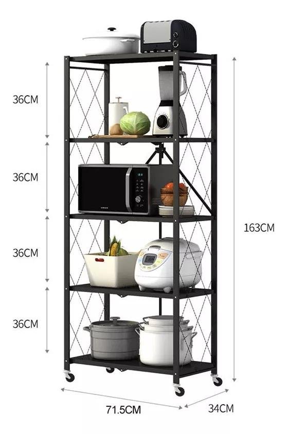 Estante Organizadora Dobrável 5 Prateleiras Fox - 3