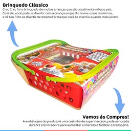 Crec Crec Minhas Comprinhas Brinquedo Para Criança 4+ Anos Big Star - 2