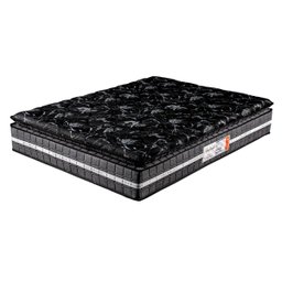 Colchão Casal King Size Amsterdã Molas Ensacadas com Espuma D33 1,93x2,03x0,34 Preto - 1