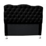 Cabeceira Super King para Cama Box Casal Agnes - Suede - Sv Decor:preto - 1